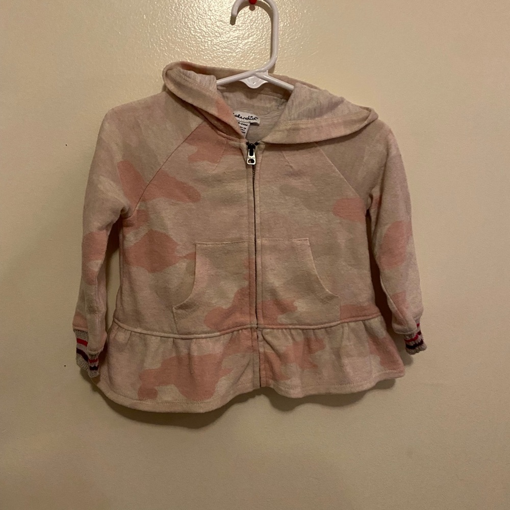 Girls zip up sweater